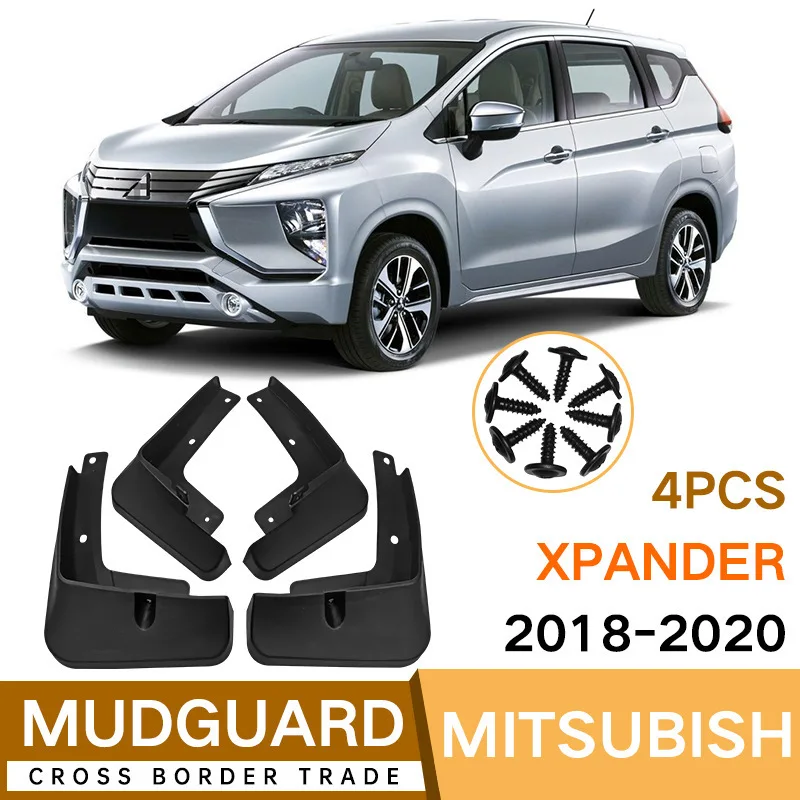 

For Mitsubishi xpander 2017-2020 Car Molded Mud Flaps Splash Guards Mudguards Front Rear Styling Front Rear Car Accessories