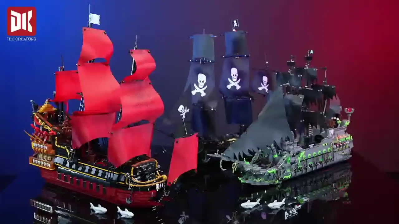 NOVÀ 2025: Set di Costruzioni Nave Pirata Perla Nera, 2862 Pezzi