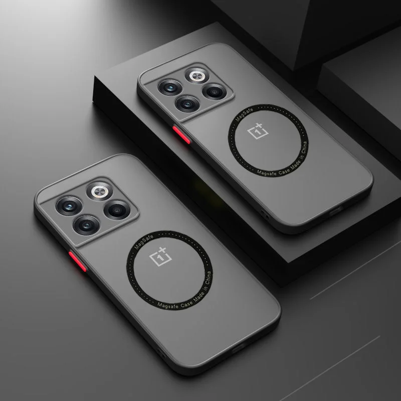 

Luxury For Magsafe Wireless Charging Phone Case For One Plus 11 9 R RT 8 7 10 10T Pro Skin Feel Magnetic Shockproof Cover