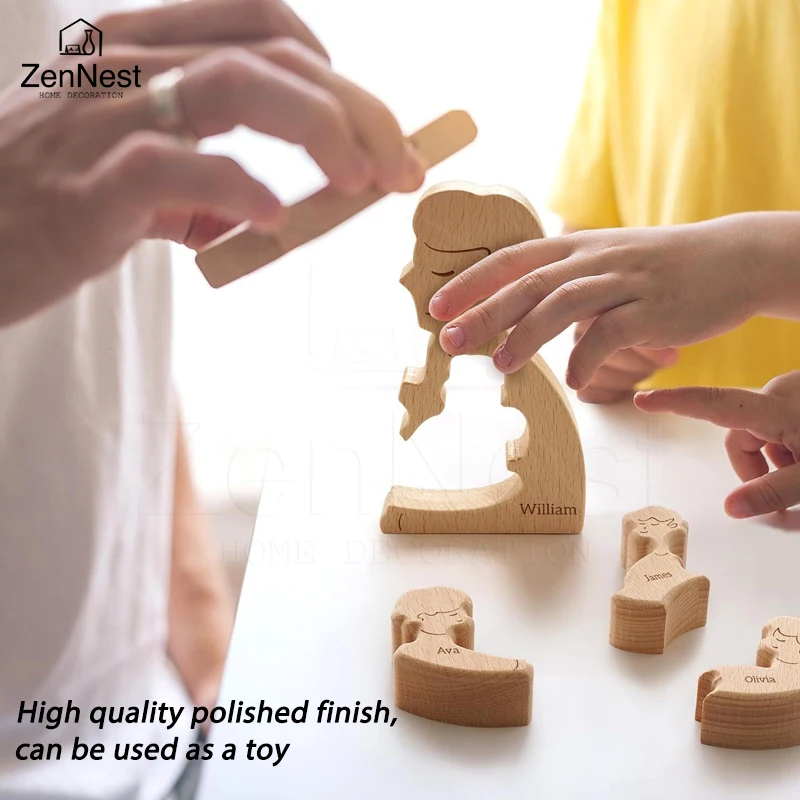 Custom Wooden Home Puzzle Décor - Thoughtful Gifts for Mother's or Father's Day