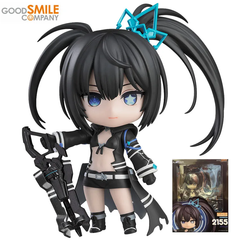 

GSC Original Nendoroid 2155 BRSF BLACK ROCK SHOOTER FRAGMENT Anime Figure Black★Rock Shooter Actoion Figure Toys for Kids Gifts