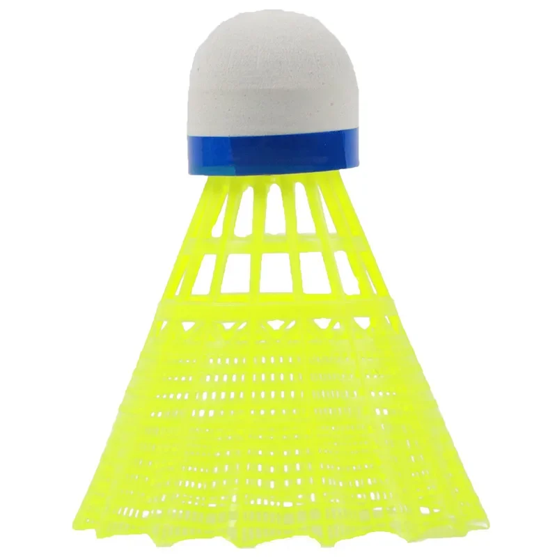 Leket LED Switchable Goose Feather Badminton Shuttlecock Night Glow Nylon Training Birdie Resistant to Beaten Sports Entertainme