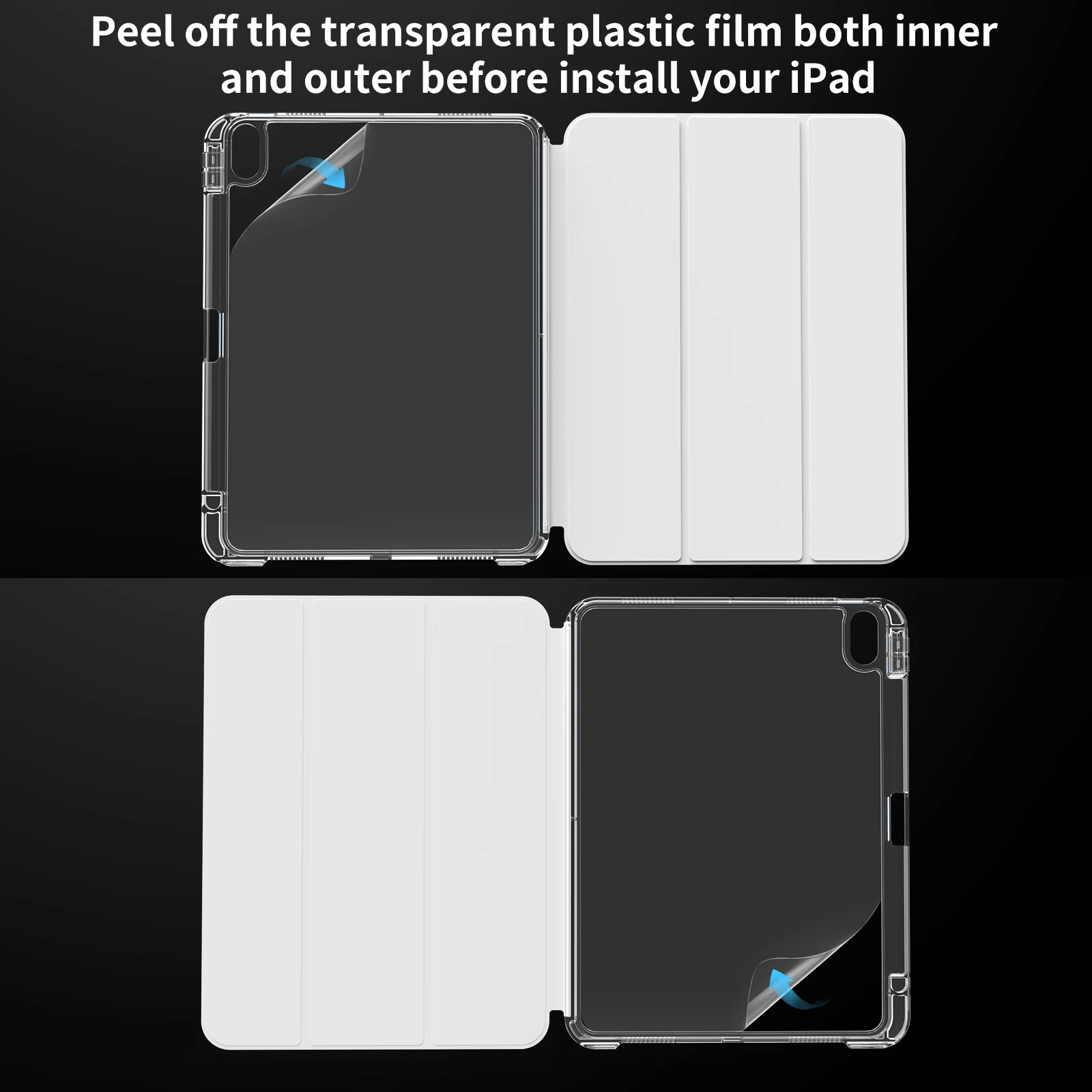 Versatile Tablet Case with Smart Cover Design