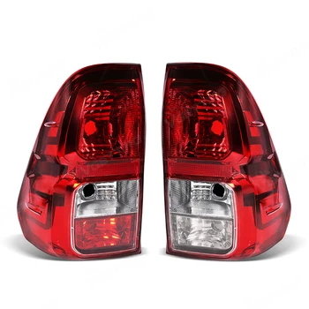 Lampada di coda sinistra/destra per Toyota Hilux Revo Pickup 2016 2017 2018 Fanale posteriore automatico con cablaggio Accessori auto Senza lampadine