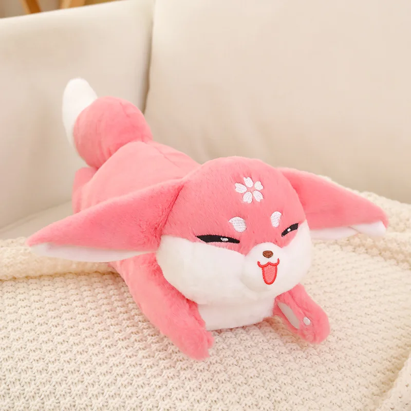 50/70/90cm Genshin Impact Yae Miko Fox Cosplay Plush Toy Cartoon Stuffed Animals Plushies Doll Pillow Anime Soft Kids Toys Gifts genshin impact klee bomb apron things for kitchen cleaning products for home