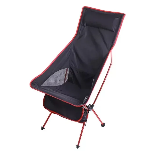 

Portable Folding Chair Camping Fishing BBQ Travel Moon Chair Ultralight Extended Hiking Picnic Home Office Chair