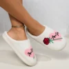 Winter Woman Flannel Slippers 5