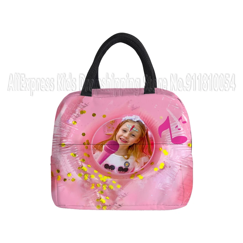 Like Nastya Portable Lunch Box Insulated Thermal Bag Picnic Food Cooler Pouch Large Capacity Bento Storage Bags for Children 3