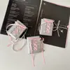Casual New Y2k Silver Sweet Wallets Strap-on Designer Original Short Coin Purse Korean Style Ballet Style Pouch Women Girl 3