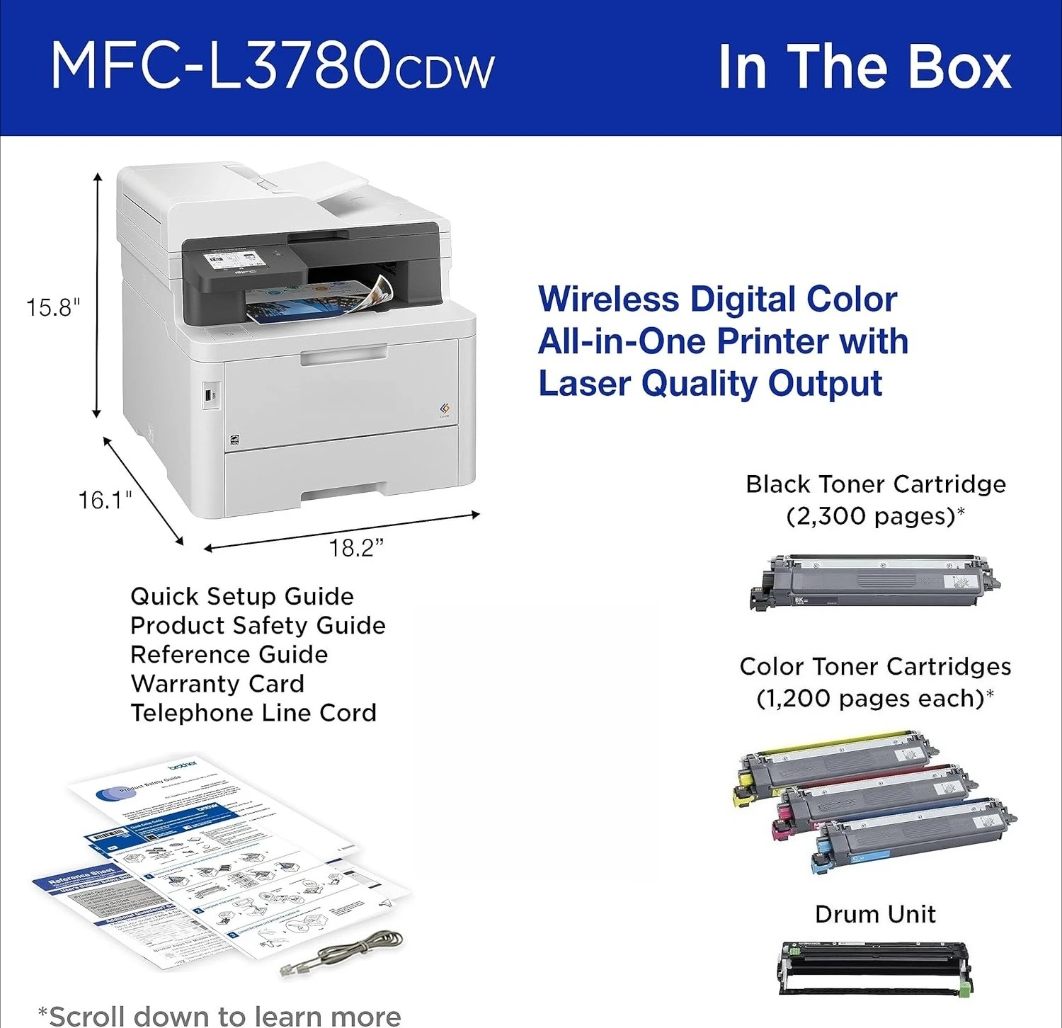 MFC-L3780CDW printer image 5