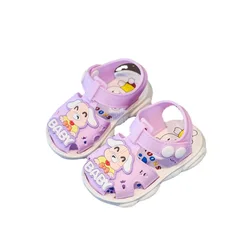 Toddler girl shoes waterproof plastic baby sandals for boys and girls non-slip soft-soled toddler shoes for babies