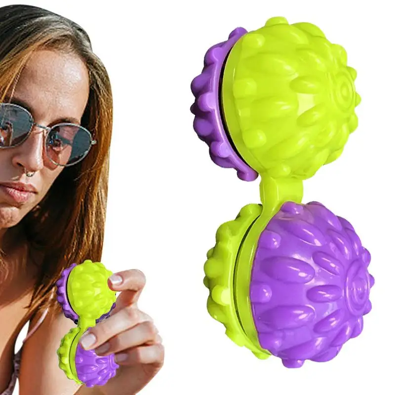 

3D Fingertip Strengthening Massage Ball Massage Grip Ball Hand Fingers Flexibility Strength Exercise Fingertip Gyroscope