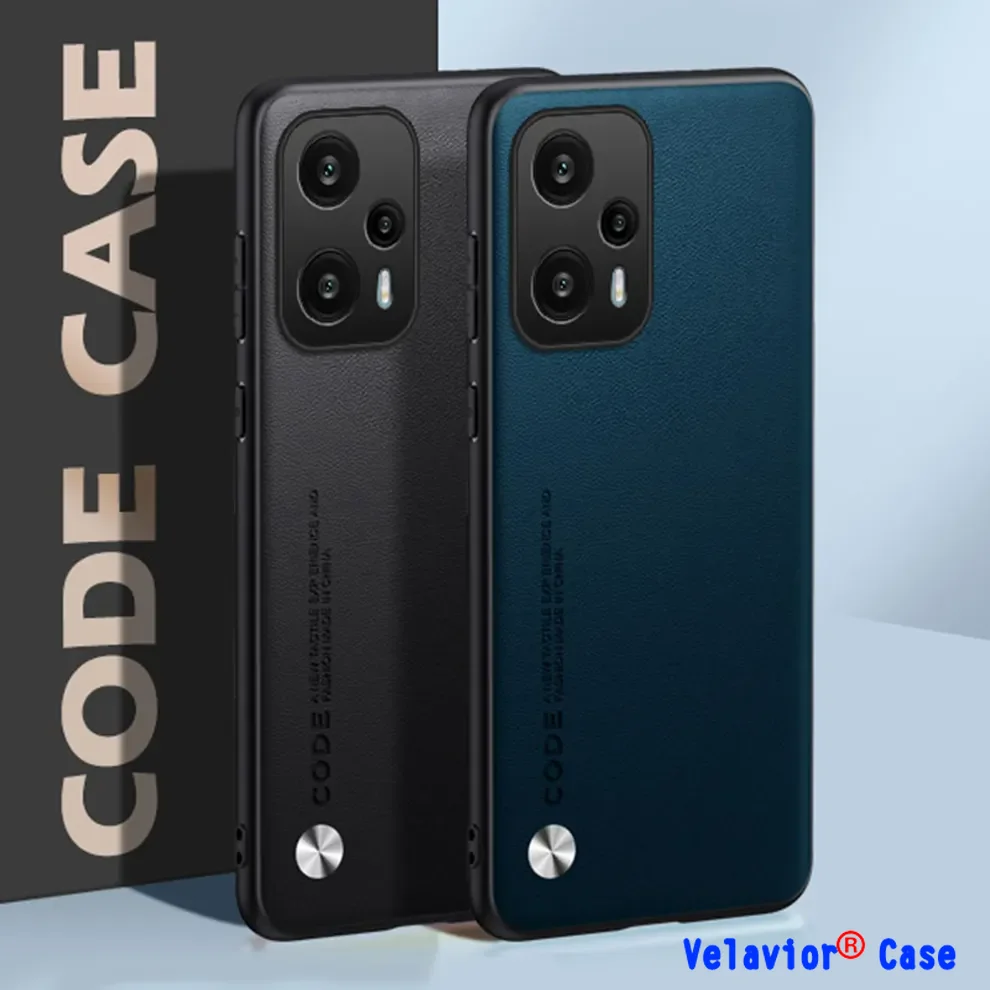 

For POCO F5 Case Leather Pattern Back Cover Shockproof Case for POCO F5 Pro Luxury Leather Case for POCO F5 Cover