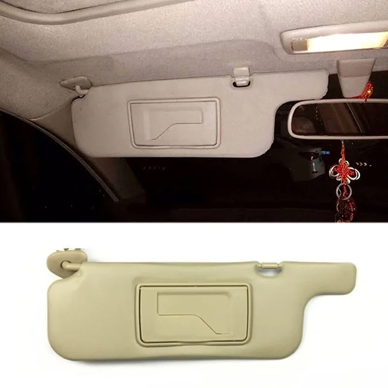 

Car Left Inner Sunvisor Sun Shade Front Windscreen Sun Visor Sunshield with Mirror Kit for Toyota Corolla 2003-2012