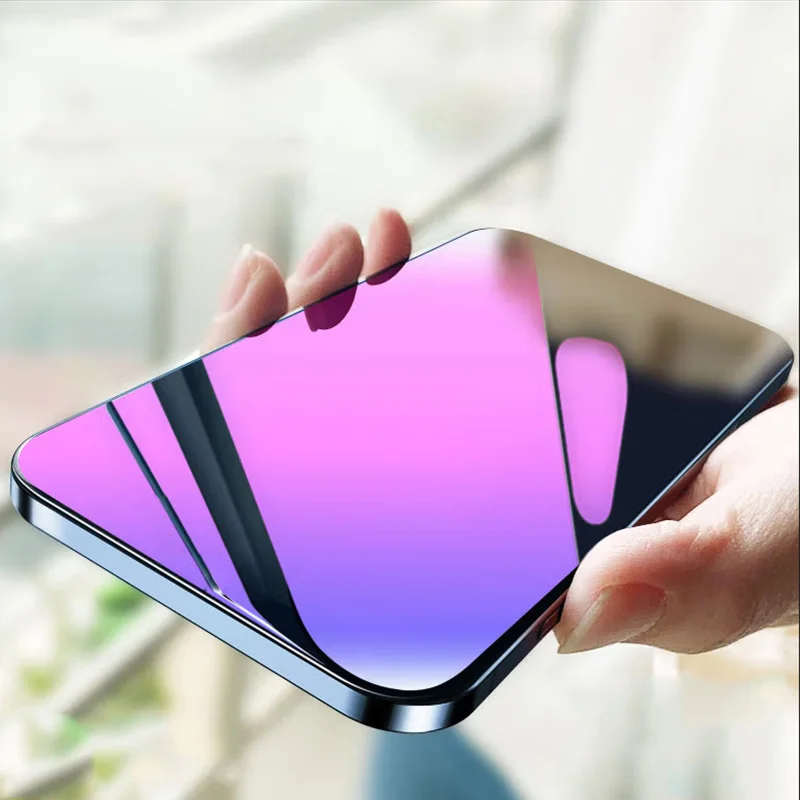 Tempered Glass Screen Protector with Anti-Blue Light for Motorola Moto One 5G Ace and Moto Edge