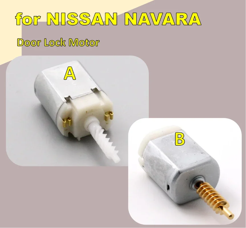 

DC Motor 12V for NISSAN NAVARA Door Lock Repair Car Drive Side Center Locking Actuator attuatore