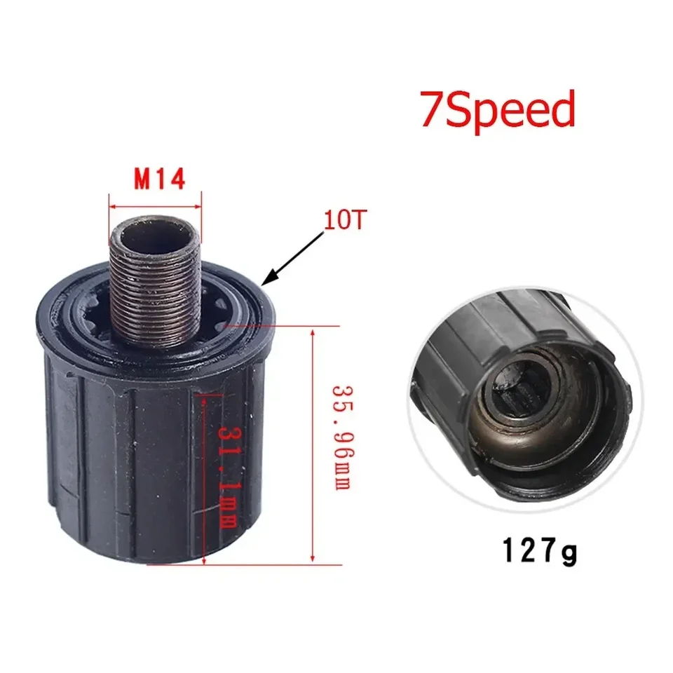 Moyeu Arrière Vélo 36 Trous - 135mm - 8/9/10 Vitesses - Compatible Shimano