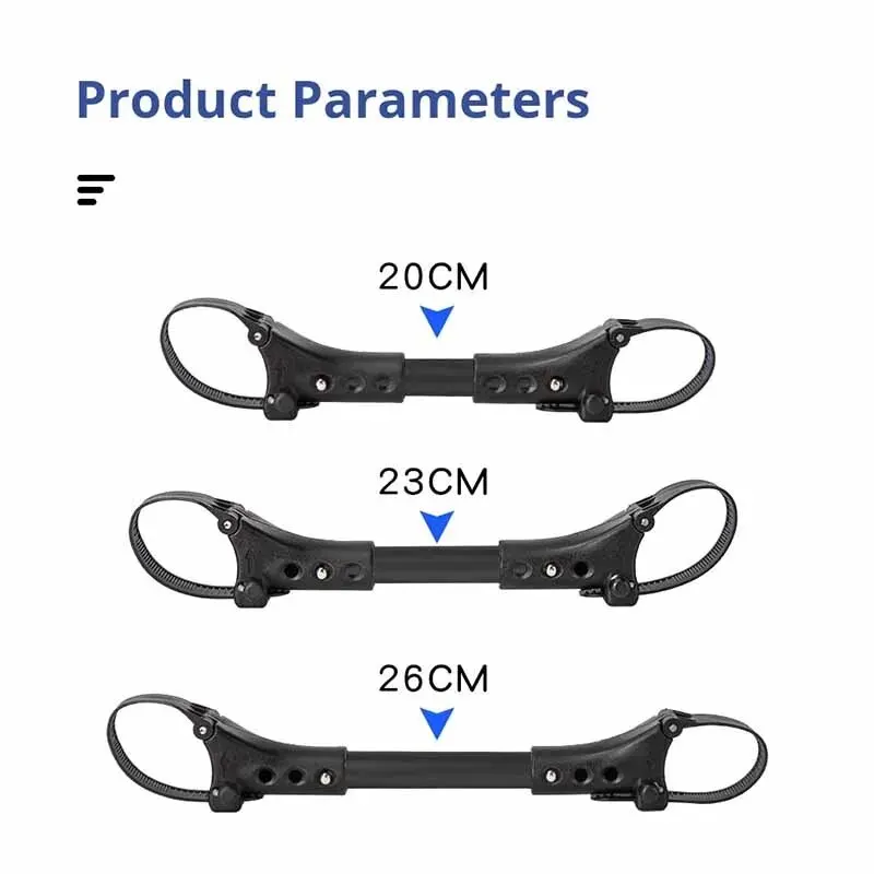 Connecteurs Pour Poussette Double - Kit 3 Pièces Réglables - Compatible Avec La Plupart Des Poussettes