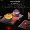 2025 New USB Power Cord Mini Simulated Flower Air Humidifier Aroma Diffuser Essential Oil Diffuser With Warm Night Lights 3