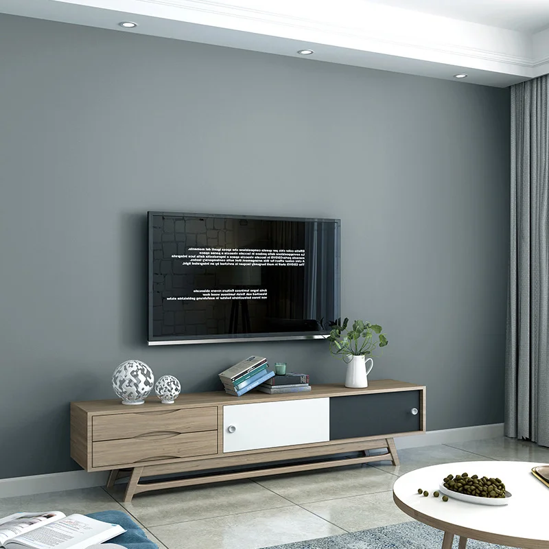 Cement grey light grey wallpaper advanced dark grey modern simple Nordic solid color plain background wall wallpaper компьютерное кресло для геймеров arozzi vernazza vento™ dark grey vernazza sig dg