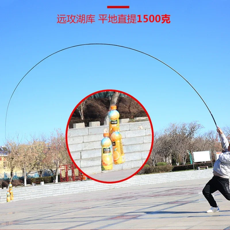 하이 퀄리티 초경량 초경질 텔레스코픽 낚싯대, 파워 핸드 로드, 탄소 낚싯대, 8m, 9m, 10m, 11m, 12m, 13m