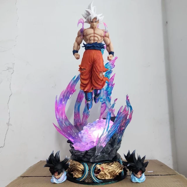 52cm Dragon Ball Super Son Goku Gk Figure With Led Light 3 Heads