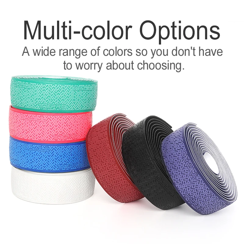 Bike Handlebar Tape TTPRO Pink PU EVA 2100mm Shock-proof Soft Anti-slip