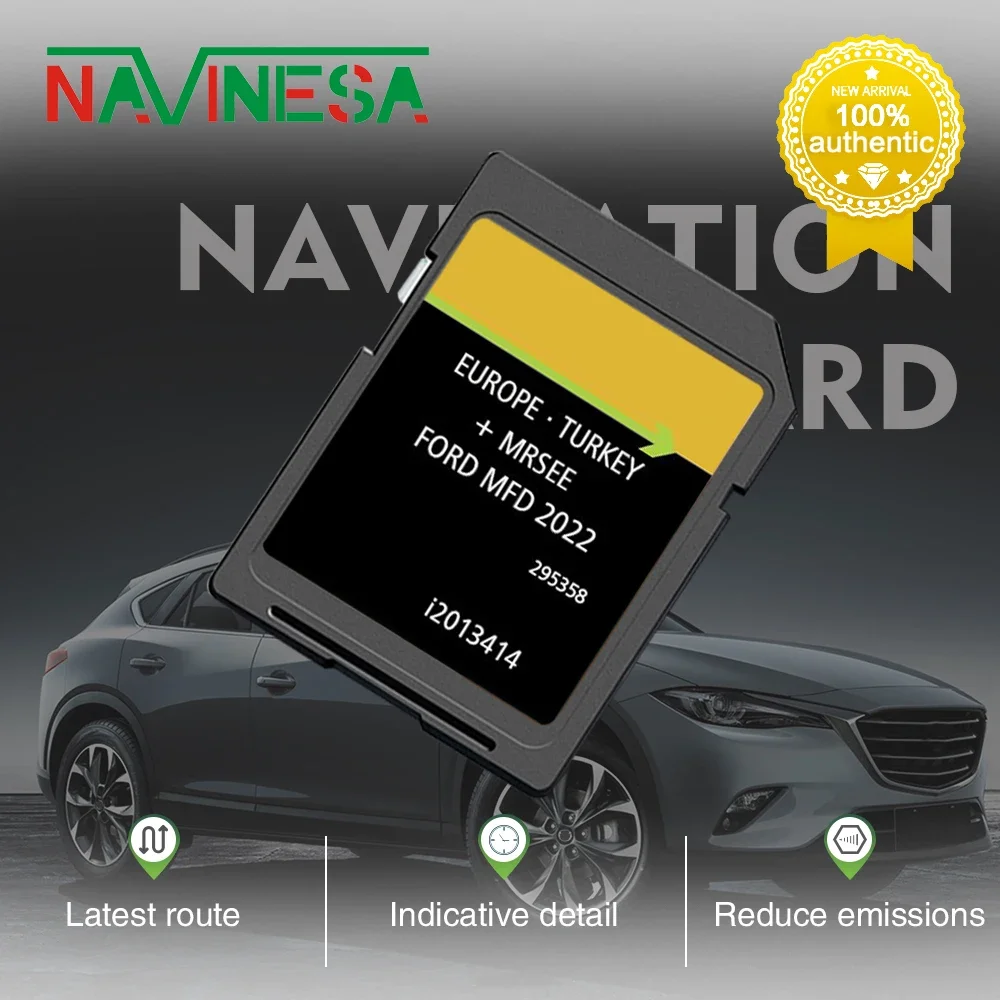 Mfd 2022 Compatibilità Per Ford Eco Sport Dal 2015 Al 2017 Navi Sd Card Cover Europa Map Irlanda Germania Lettonia Italia