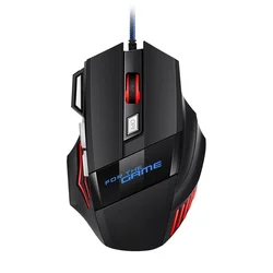 Hyperspeed RGB Backlit Ergonomic Gaming Mouse - 7D Wired Esports Mouse (7D Game mouse)