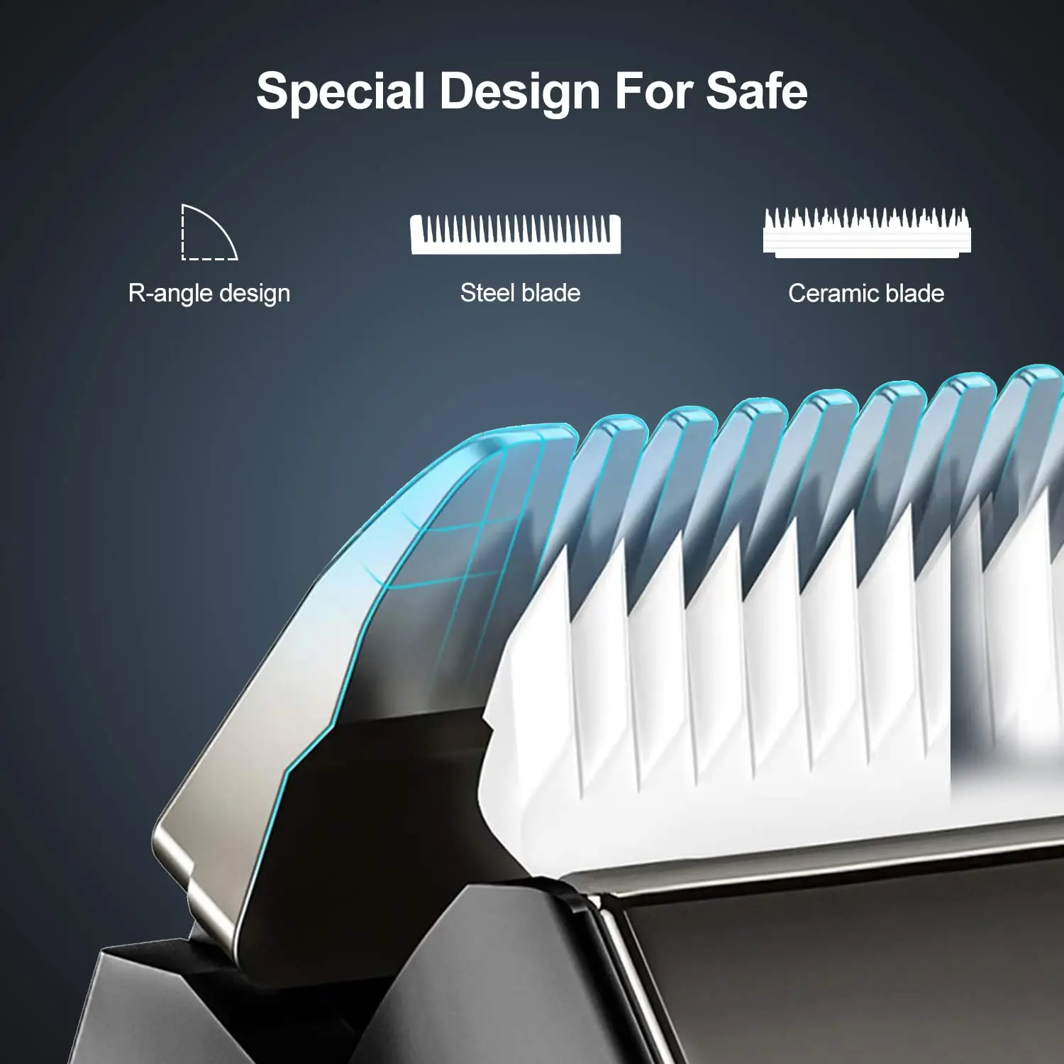 Kemei KM-1838 Usb Base Washable Men Shaver Groin Beard Trimmer Haircutting Multifunction Electric Hair Cutting Machine 2