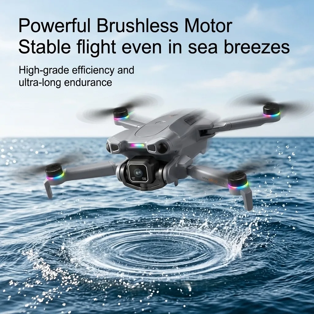Vue rapprochée de la caméra 8K HD du drone K900 PRO MAX Mini 5 Pro, WiFi intégré, quadricoptère RC