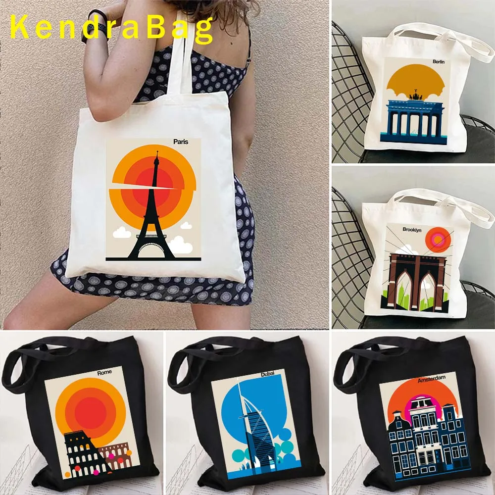 Rainbow Amsterdam Bali Berlino Brooklyn Colosseum Dubai London New York Palma Parigi Pisa Seattle Borsa A Mano Tokyo Tote Bag