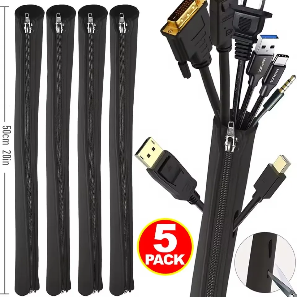 Zippered Cable Organizer Sleeve product image