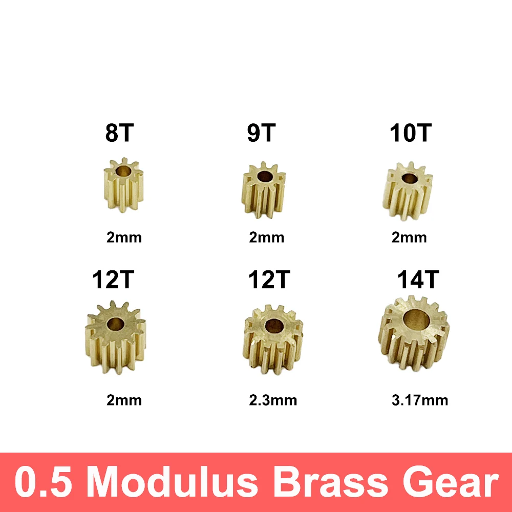 mane　DAMONDE EQUIPMENT GD2 NEO HTD 0.5M Modulus 8T 9T 10T 12T 14T Metal Copper spur Brass Gear