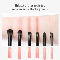 6PCS Eyes Makeup Brushes Set Professional Soft Contouring Eyeshadow Eyeliner Eyebrow Brush Women Facial Beauty Cosmetic Tool 2