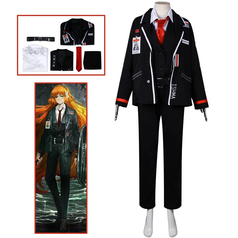 

Game Limbus Company Ishmael Cosplay Costume Jacket Coat Pants Coordinate Carnival Halloween ComiCon Uniform For Men