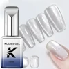 KODIES GEL Moonlight Cat Eye Gel Nail Polish Porcelain White Magnetic Semi Permanent UV Gel Varnish Ceramic Silver Nails Lacquer 5