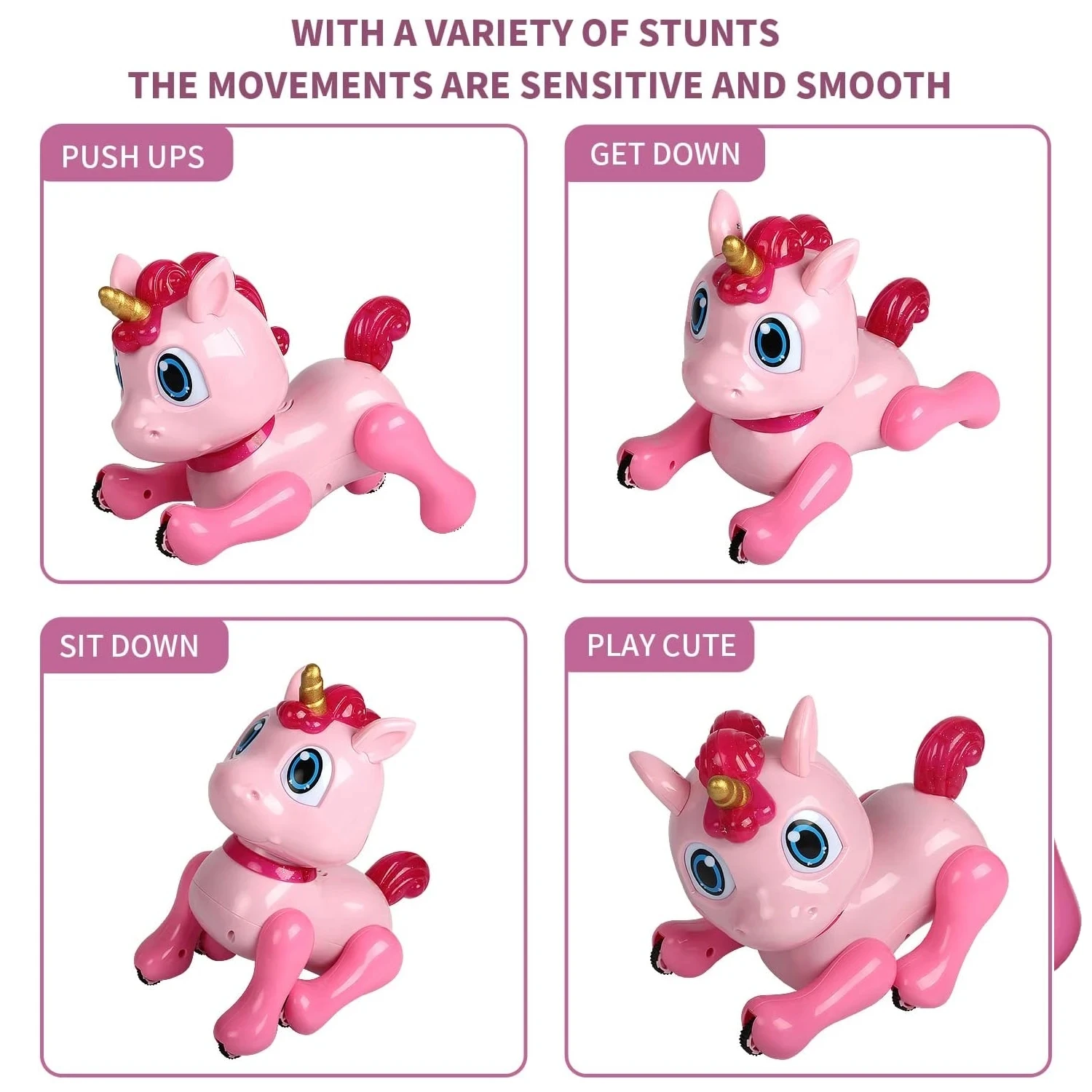 NEW Kids Toys Intelligent Remote Control Robot Unicor Programmable RC Robot Toys Singing Dancing RC Smart Robot Unicorn 6