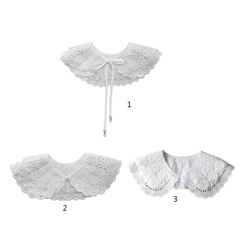 

False Collar Lace Collar Wrap Dickey Collar Detachable Collar Embroidery Collar Dropship