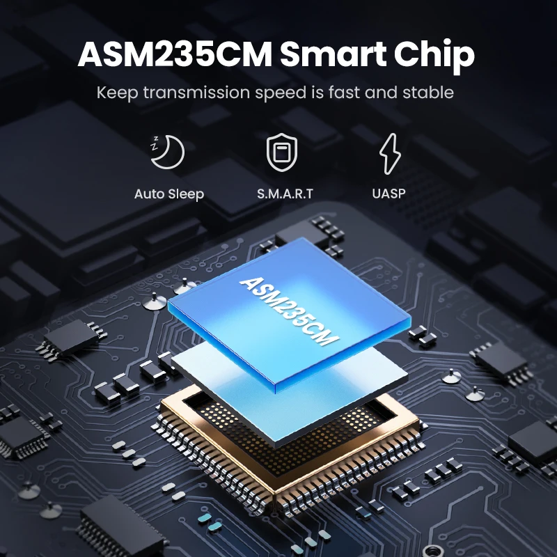 UGREEN HDD Case 2.5" Hard Drive Enclosure USB Type C SATA 5Gbps for SSD HDD 9.5 7mm External Hard Drive Disk Case Support UASP