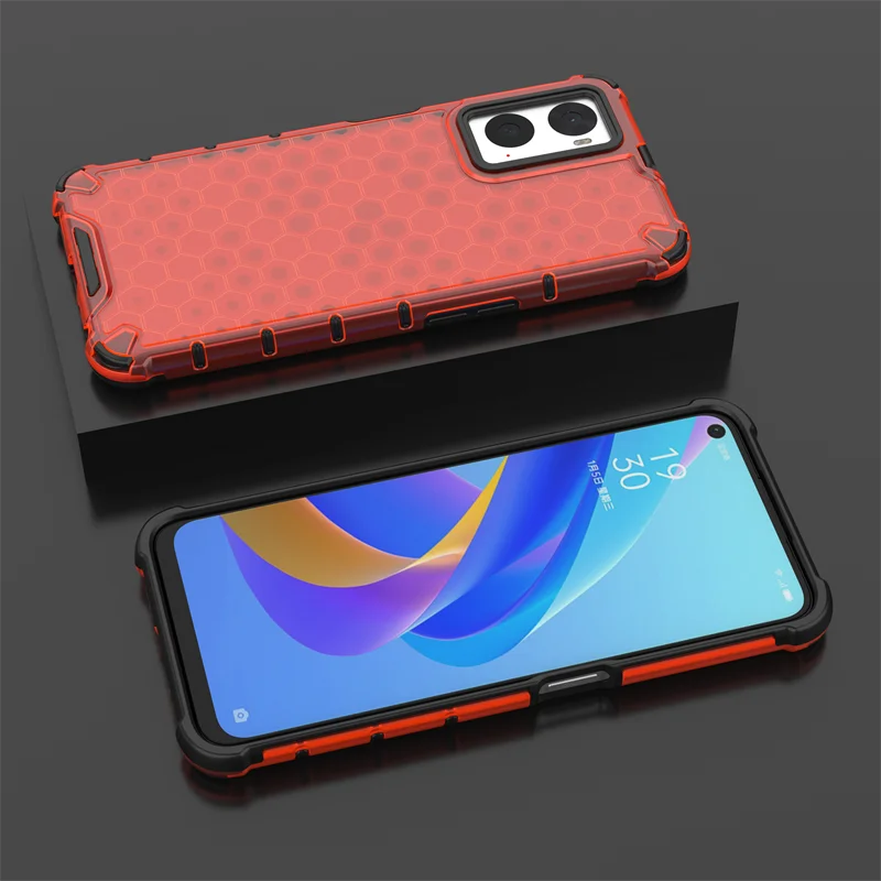 Para OPPO Realme 9 Pro Funda de lujo híbrida a prueba de golpes para Realme 9i 9 Pro + Plus Funda de silicona transparente_voghion.com