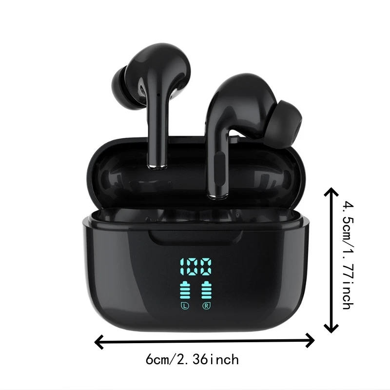 Premium Wireless Bluetooth HIFI Stereo Earbuds with ENC and Power Display