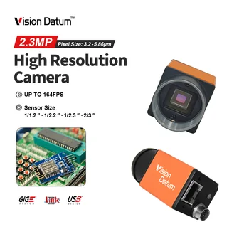 Telecamera GigE Vision HD con risoluzione da 2,3 MP 1920 × 1200 41 fps Tipo otturatore globale Telecamera Sony IMX249 per rilevamento del movimento Nuovo
