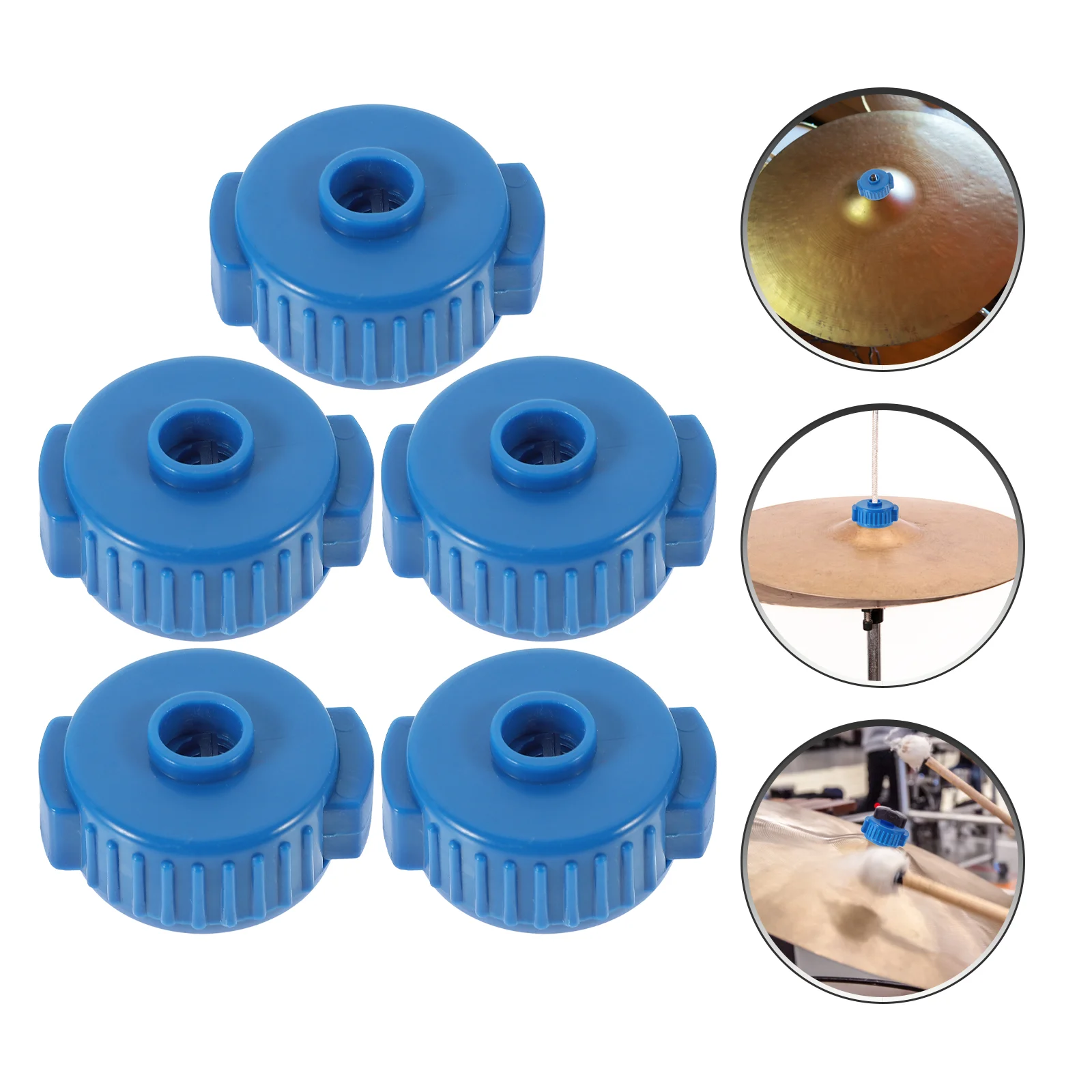 

5 Pcs Cymbal Quick Release Cap Clamp Clutch Kit Drum Parts Attachments Installation Nuts Universal
