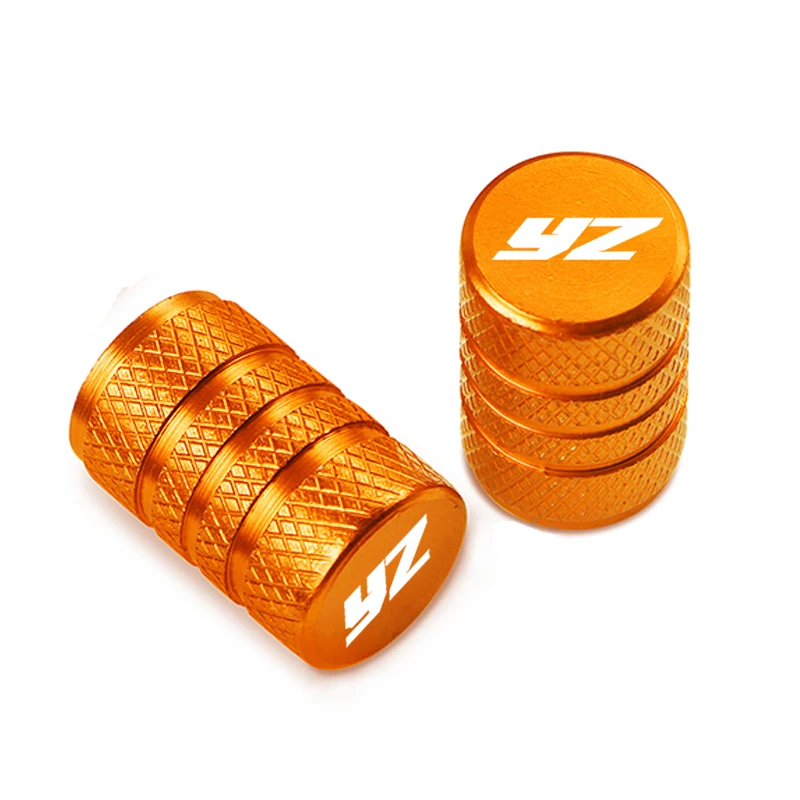 2PCS 알루미늄 오토바이 타이어 밸브 캡 방진 범용 Yamaha YZ 80 85 125 250 426 450 F X FX YZ80 YZ85 YZ125 YZ250