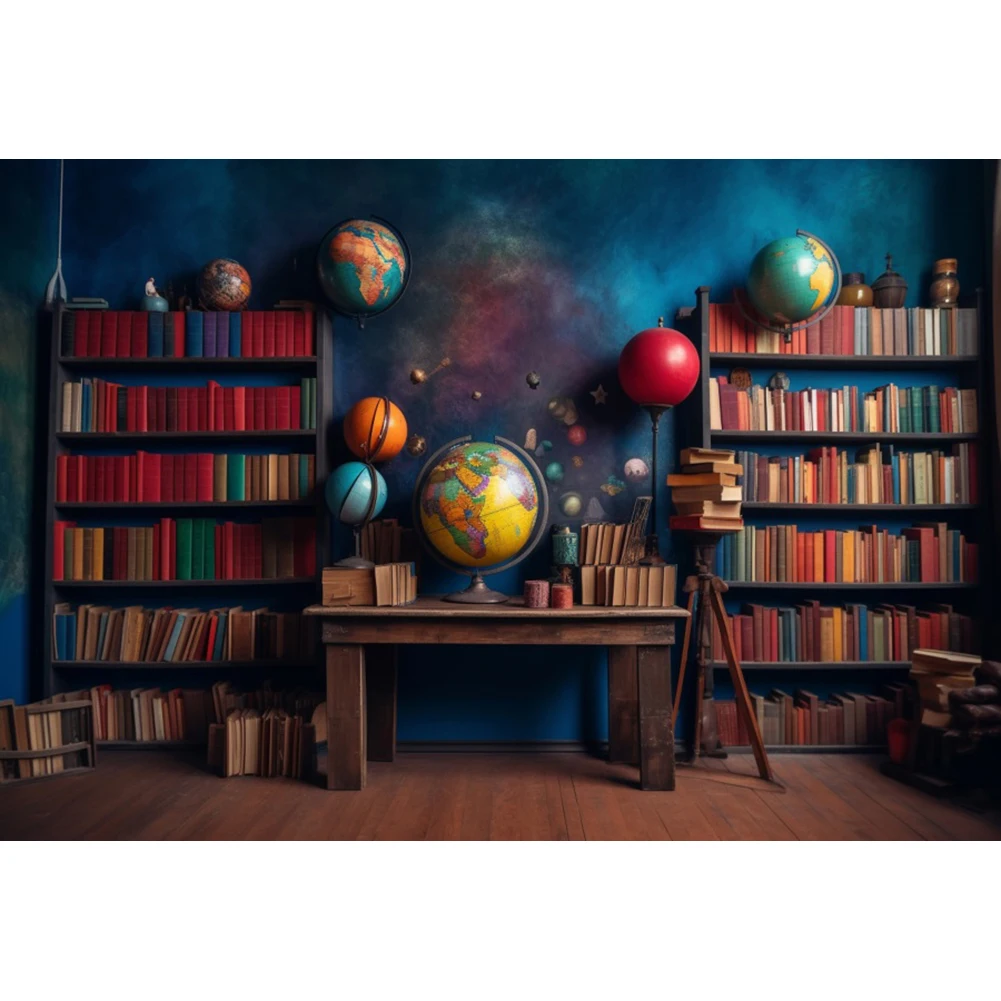 AI Scene Back To School Baby 1st Birthday Backdrops For Photography Photo Photographic Party Background Photo Studio Photocall