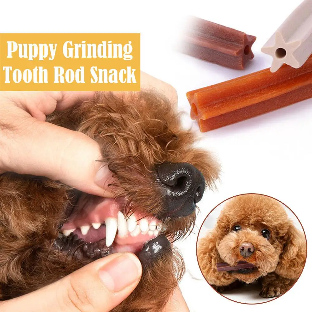 

Puppy Snack Teething Stick Bite Resistant Teddy Training Small Sticks Dog Fur Pet Golden Teeth Puppy Chew Dog Cleaning Glue F0R5