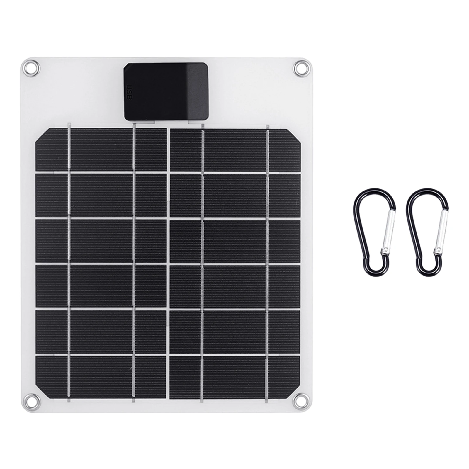 

5W 5V Solar Panel Charger Outdoor Activities Lighting Use Portable Charging Cables IP67 Waterproof For Cell Phone