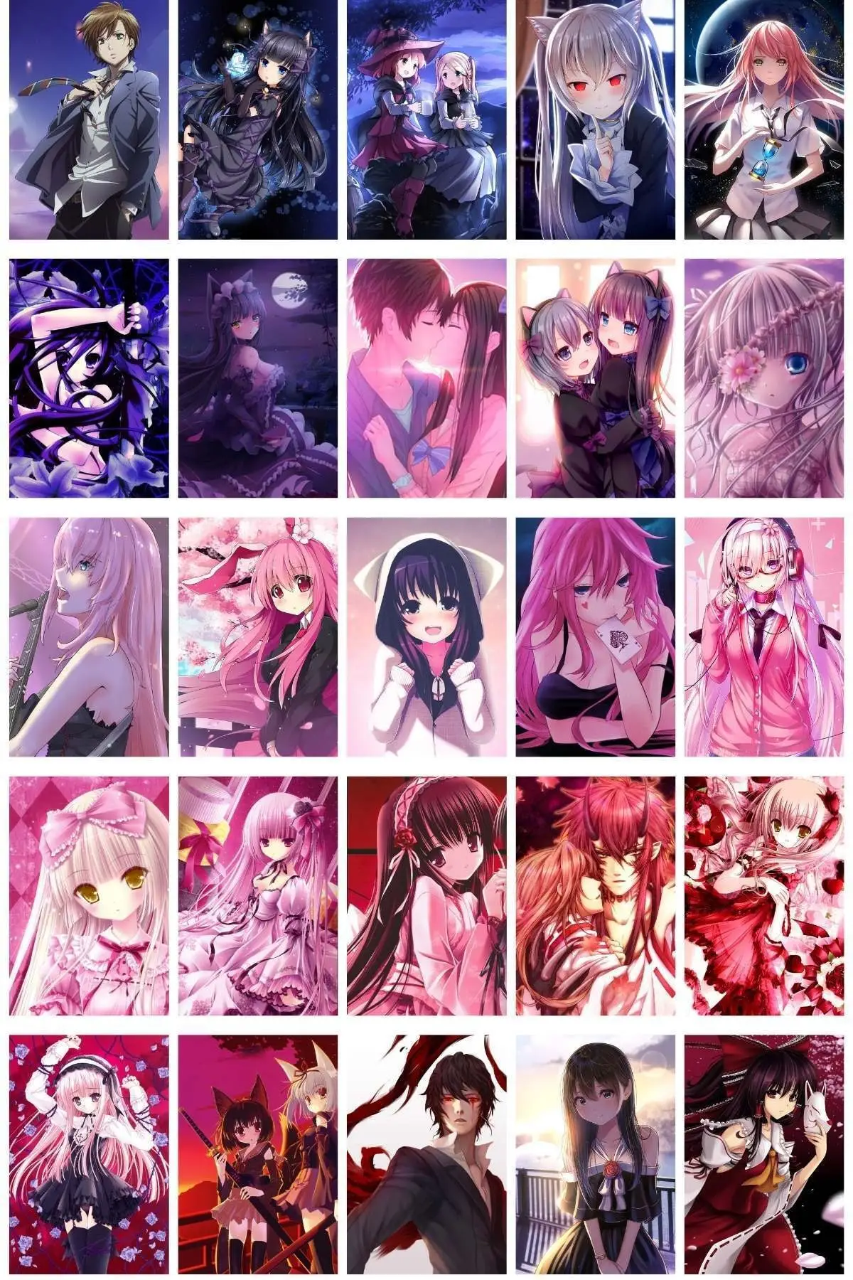 Anime Wall Poster Collage Set 60 Pieces Thick Coated Paper 10cm X 14cm  Boxed - AliExpress