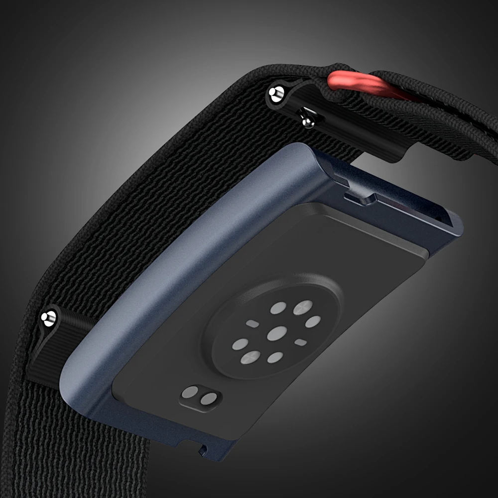 Elastic Nylon Adjustable Wristband with Hook & Loop Closure